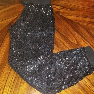 Girls Sequin Joggers